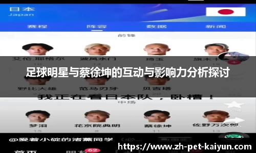 足球明星与蔡徐坤的互动与影响力分析探讨